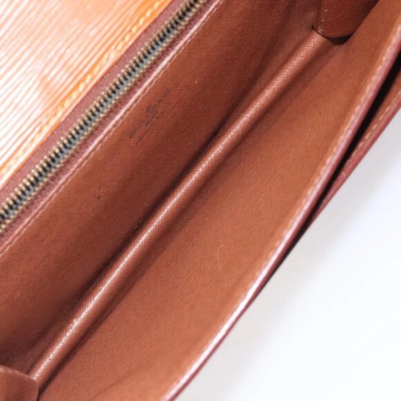 LOUIS VUITTON Epi Serie Dragonne Hand Bag Zipangu Gold - Picture 9 of 16